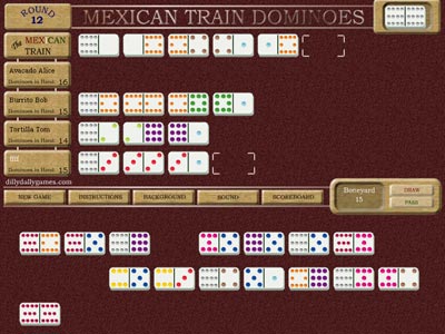 Mexican Train Dominoes